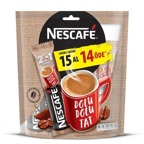 Nescafe 2 Si 1 Arada 10 G x 15 li 15 Al 14 Öde Migros