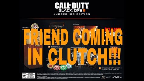 FRIEND CAME IN SUPER CLUTCH Black Ops 3 Juggernog Edition Unboxing