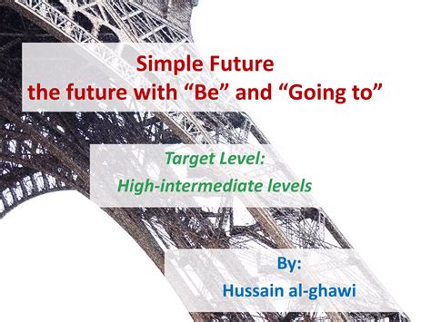 The Simple Future: going to | PPT
