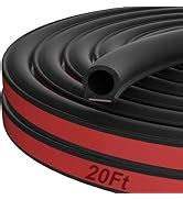 Alophoty 20 3 Ft Garage Door Seals Bottom Rubber Weather Stripping P