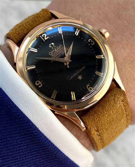 Omega Constellation Automatik Chronometer Black Restored Dial