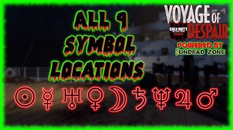 Voyage Of Despair All 9 Symbol Locations Walkthrough Guide Cod