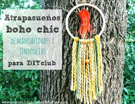 Atrapasue Os Boho Chic Con Lana Dreamcatcher Tutorial Handbox