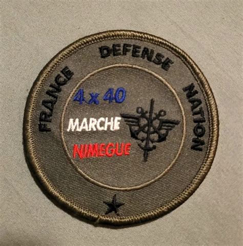 ÉCUSSON INSIGNE TISSU Patch Marine Nationale Opex Armee De Terre EUR 5