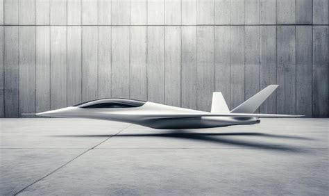 Futuristic Airplane Design | Premium AI-generated image