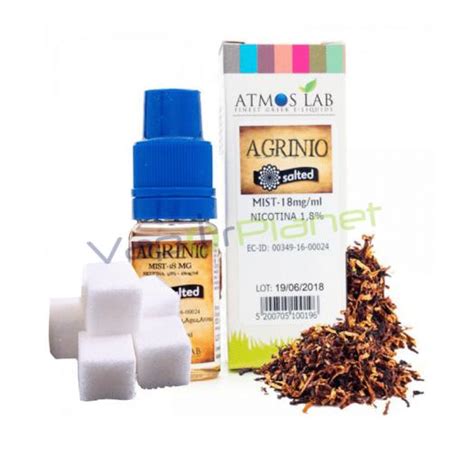 AGRINIO Atmos Lab 10ml Líquido SAIS DE NICOTINA Agrinio Atmos