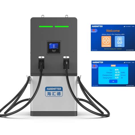 Kw Dc Fast Ev Charger Ccs Dual Guns Commercial Ev Charging Station