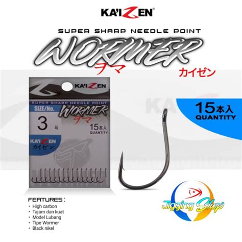 Jual Kail Pancing Kaizen Wormer Kuat Dan Tajam Shopee Indonesia