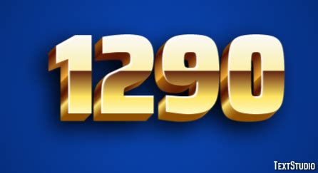 text effect  logo design number