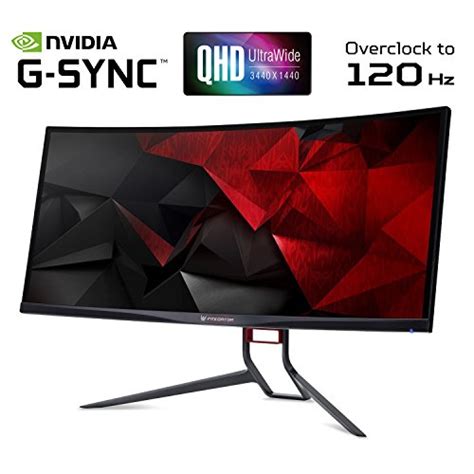 Acer Predator Gaming X Pbmiphzx Curved Ultrawide Qhd Monitor With