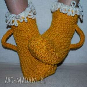 Buty Handmade Paputy Kapcie Bambosze Prezent Dla Niej Art Madam Pl