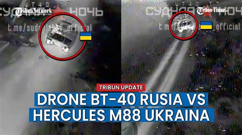 Drone Kamikaze Bt Rusia Hantam Brutal Kendaraan M Hercules Ukraina