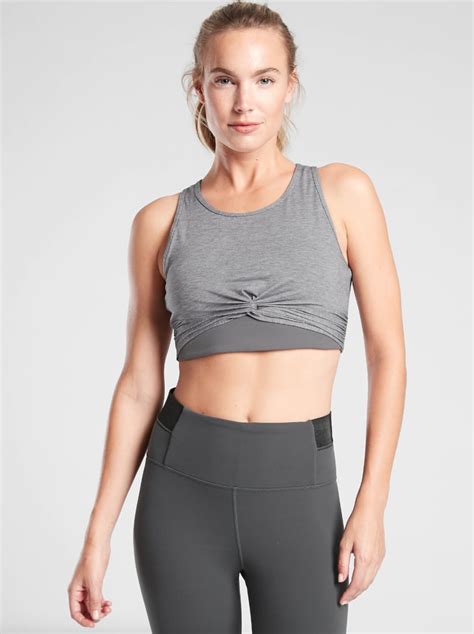 Athleta Twist Crop Top Best Health And Fitness Products For February