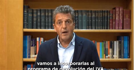 Massa Anunció Que Trabajadores Informales Recibirán La Devolución De Iva En Compras De La