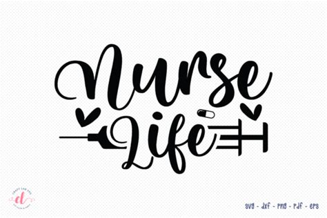 Nurse Life Svg Nurse Svg Nursing Svg Graphic By Craftlabsvg