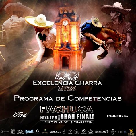 Programa de la cuarta fase y la Gran Final de Excelencia Charra 2025