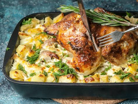 Baked Chicken Gratin With Potatoes A Menu For You