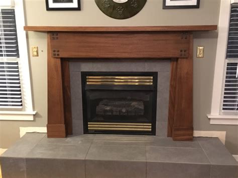 Craftsman Style Fireplace Mantel By Jcd