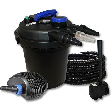 WILTEC SUNSUN KIT DE FILTRATION DE BASSIN À PRESSION 10000L AVEC 11W