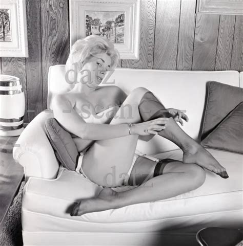 S Ron Vogel Negative Busty Blonde Pinup Girl Pat Johnston