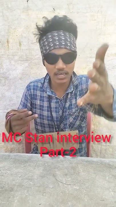 Mc Stan Interview 🐍 Part 2 Shortscomedy Funny Youtubeshortmcstan