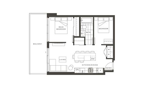 Floorplans The Amazing Brentwood Tower Six