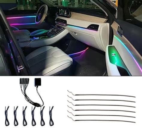 Car Interior Led Ambient Lighting Symphony RGB Car LED Strip Light 6