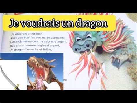 Je voudrais un dragon Poésie je voudrais un dragon Jack PRELUTSKY CE4