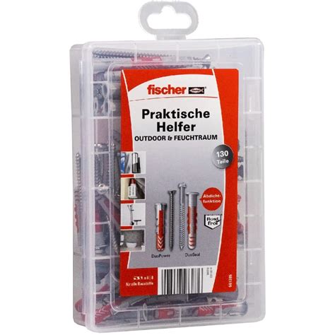 Fischer D Bel Set Praktische Helfer Outdoor Feuchtraum Mit Schrauben