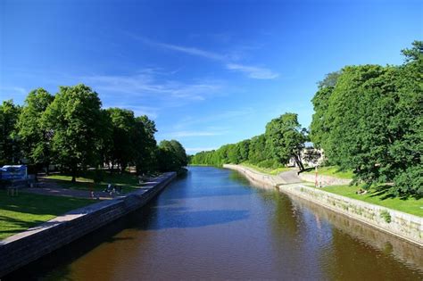 Premium Photo | The park in turku finland