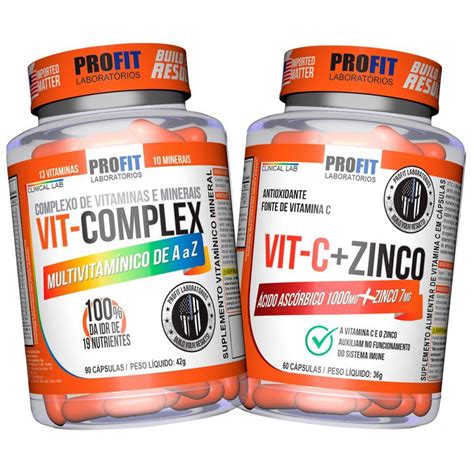 Kit Vit Complex Multivitam Nico A Z C Ps Vit C Submarino