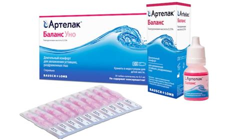 Артелак Баланс Уно капли глазные - инструкция, цена, отзывы
