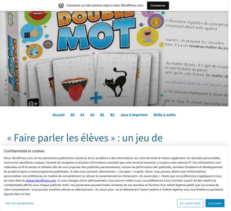 Le Moteur Du Fle Faire Parler Les L Ves Un Jeu De Soci T