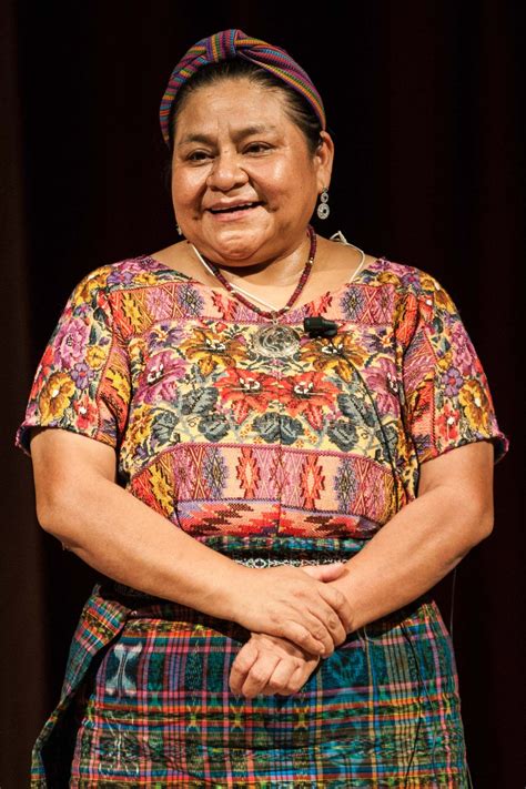 Rigoberta Mench Tum Nobel Peace Prize In In Venice Speaks About