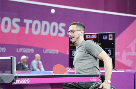 Tenis de mesa adaptado con su lugar asegurado Mauro Depérgola se