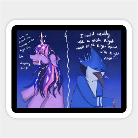 Twilight x mordecai fan art - made by me - Twilight - Sticker | TeePublic