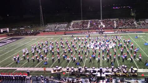 James Madison Mighty Maverick Band And Color Guard 8282015 Halftime