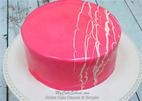 How to Make a Mirror Glaze Cake- A Cake Decorating Video | Glaze for ...