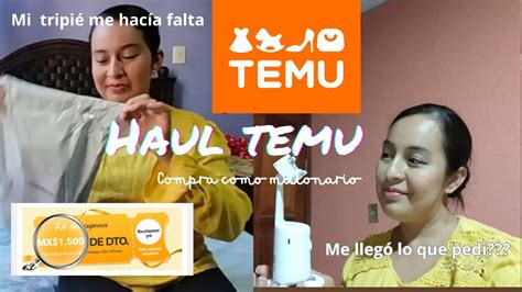 Revelando Mi Haul De La Primera Colaboraci N Con Temu Temu Youtube