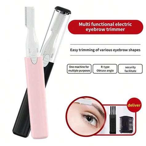 Electric Eyebrow Trimmer Safe Design For Women Beginner Friendly