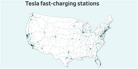 How Tesla Opening Its Supercharger Network Alters the EV Charging Map - WSJ