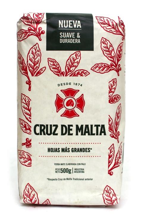 Yerba Mate Cruz De Malta Elaborada Con Palo 0 5 Kg 13514126737 Allegro Pl