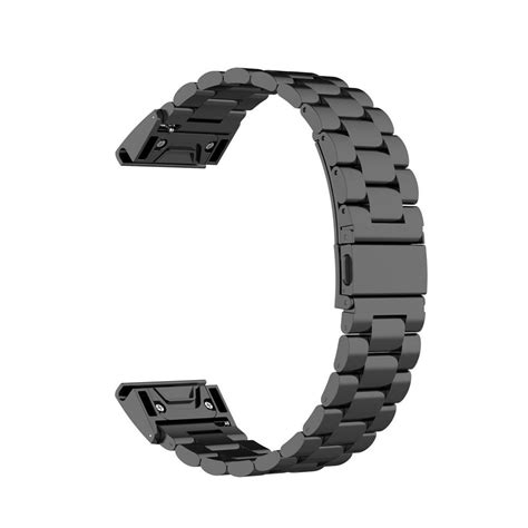 Köp Metallarmband Garmin Fenix 5X 5X Plus 6X 6X Pro 7X svart online