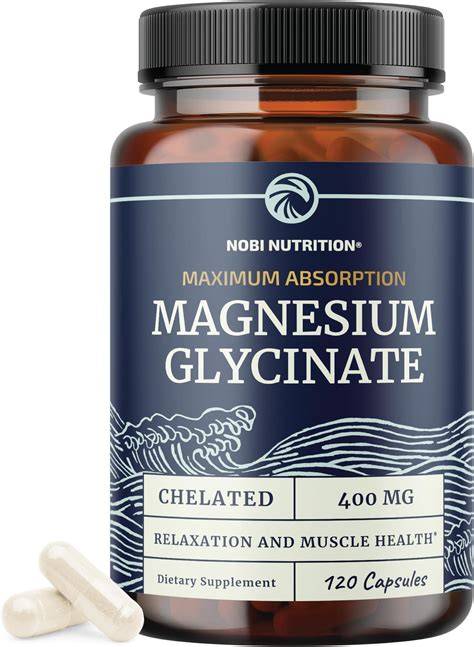 Amazon Magnesium Glycinate Mg Magnesium Tablets Not