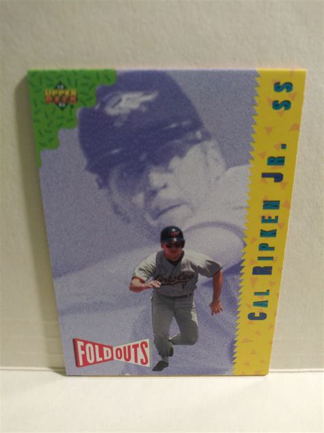 1993 UPPER DECK FOLDOUTS CAL RIPKEN JR BASEBALL TRADING CARD NO 218