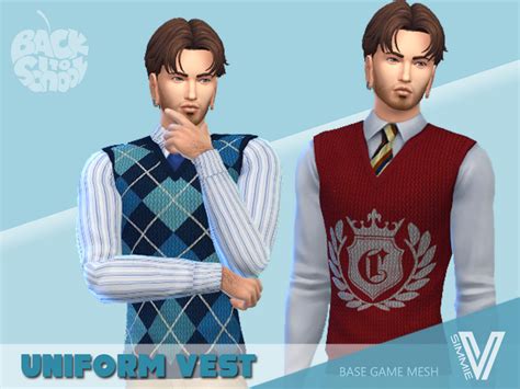 The Sims Resource Back To School Uniform Vest