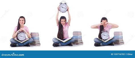 Student Failing To Meet Deadlines for Her Studies Stock Photo - Image ...