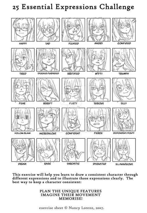 25 Essential Expressions By Sashasky98 On Deviantart