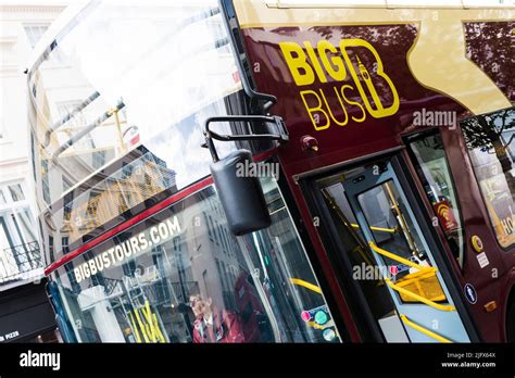 Big Bus Tours Open Top Double Decker Sightseeing Bus London England