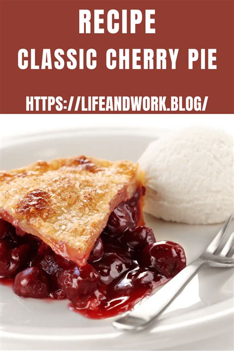 Recipe Classic Cherry Pie